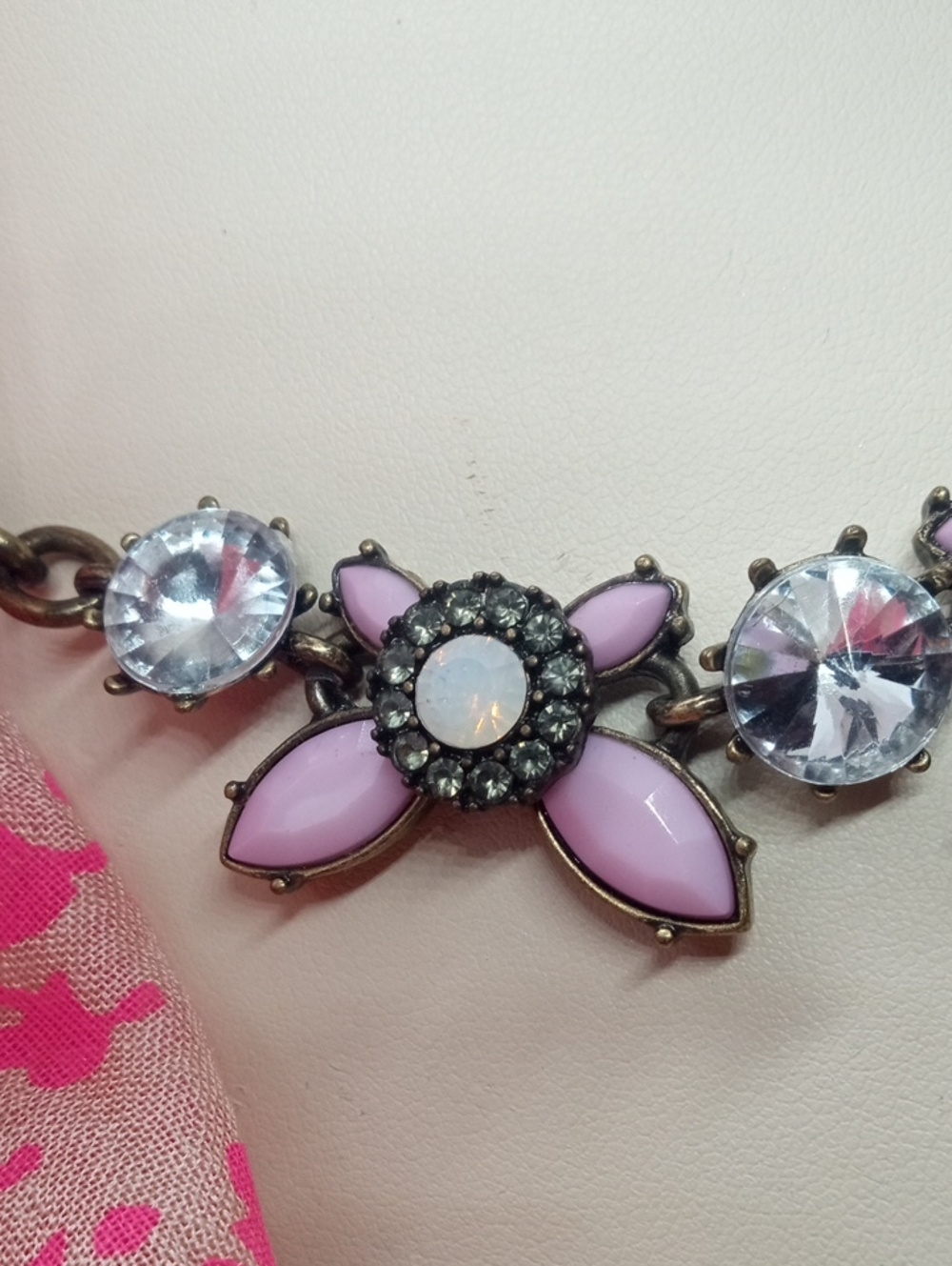 J.CREW CHUNKY RHINESTONE NECKLACE - Picture 8 of 13